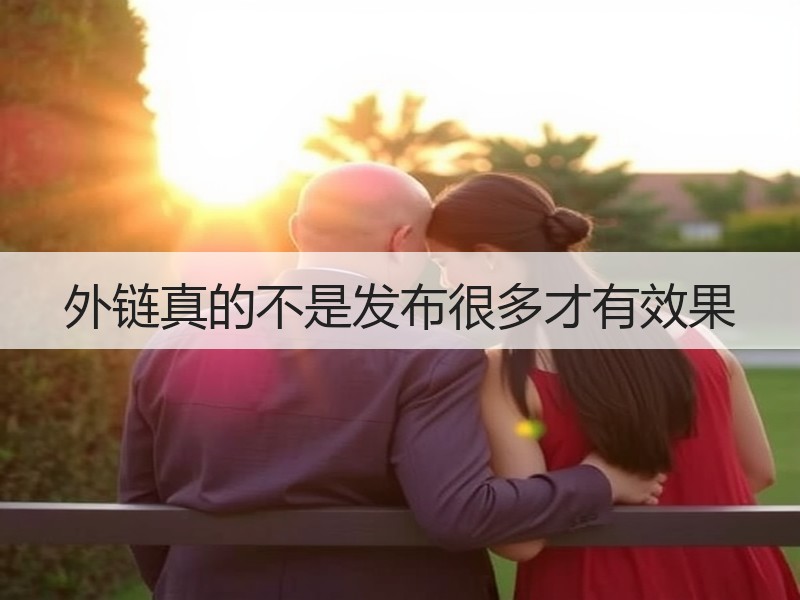 外链真的不是发布很多才有效果