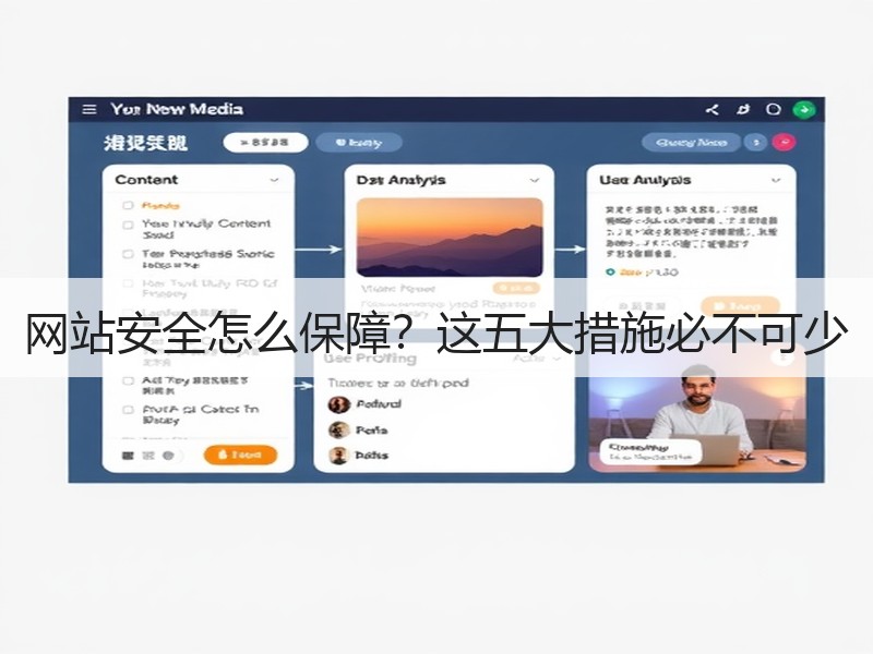 网站安全怎么保障？这五大措施必不可少