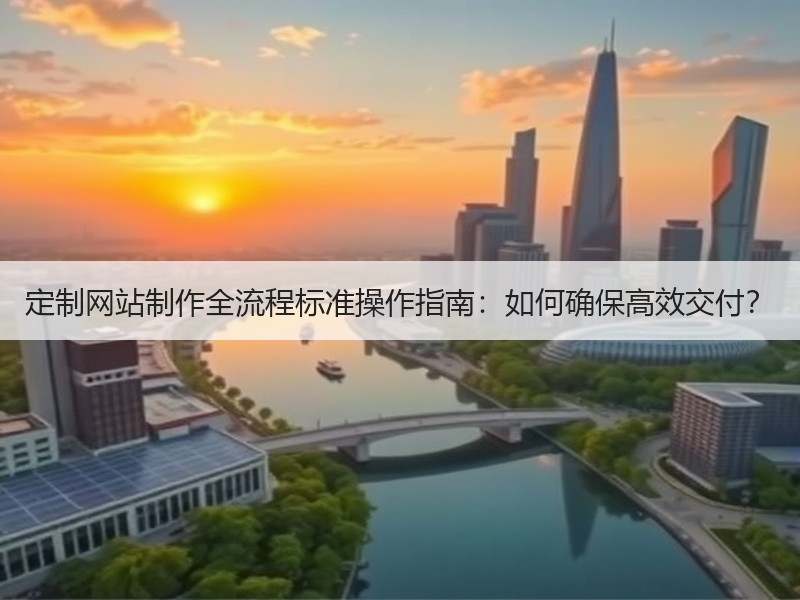 定制网站制作全流程标准操作指南：如何确保高效交付？