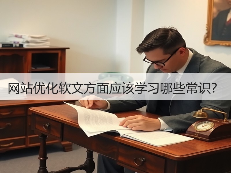 网站优化软文方面应该学习哪些常识？