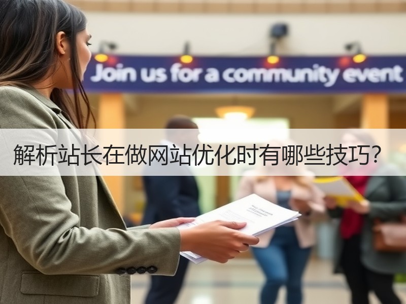 解析站长在做网站优化时有哪些技巧？