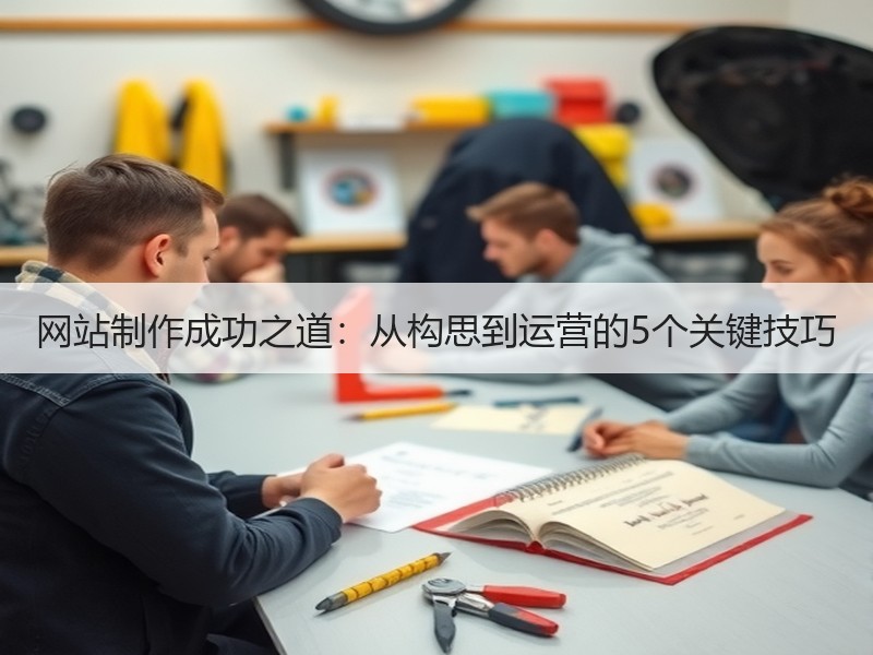 网站制作成功之道：从构思到运营的5个关键技巧