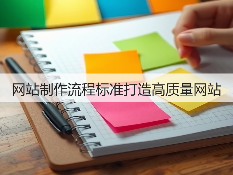网站制作流程标准打造高质量网站