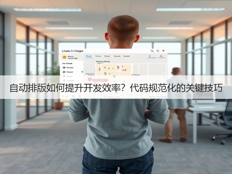 自动排版如何提升开发效率？代码规范化的关键技巧