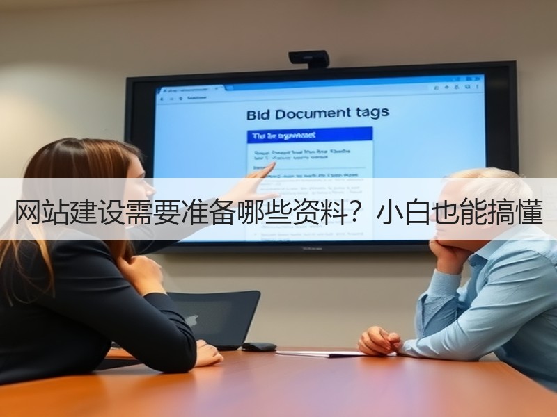 网站建设需要准备哪些资料？小白也能搞懂