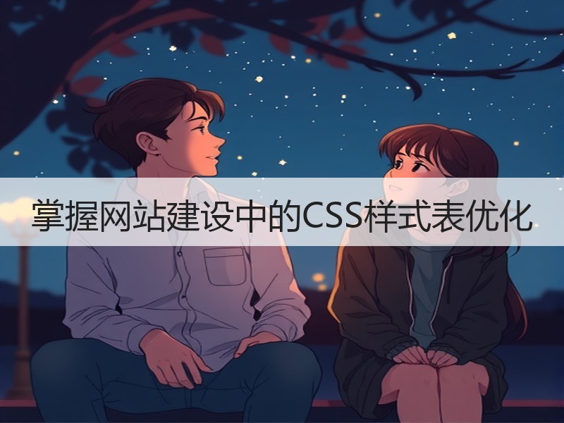 掌握网站建设中的CSS样式表优化