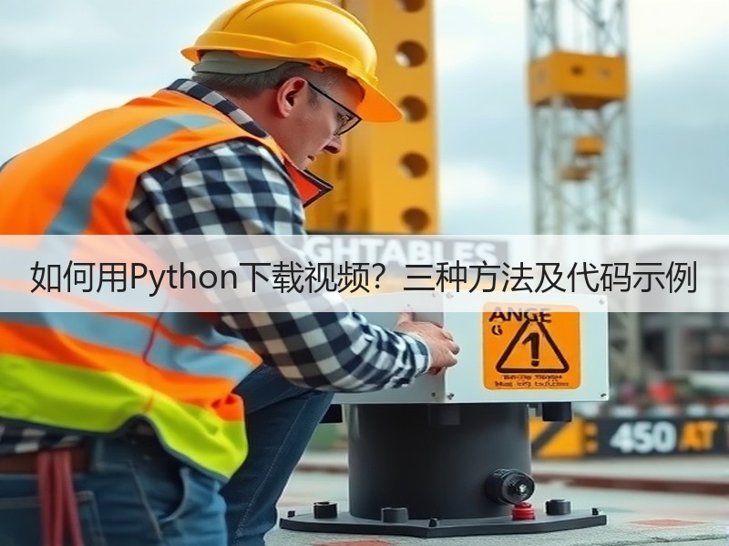 如何用Python下载视频？三种方法及代码示例