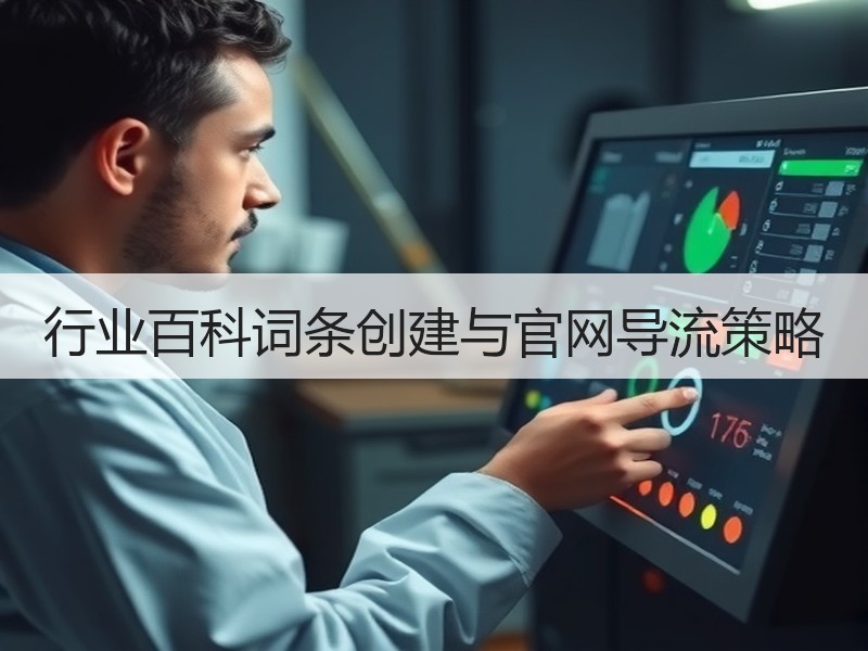 行业百科词条创建与官网导流策略