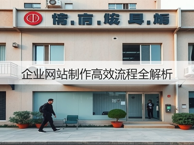 企业网站制作高效流程全解析