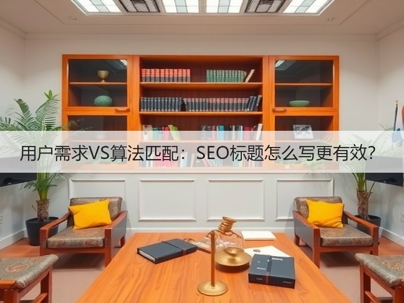 用户需求VS算法匹配：SEO标题怎么写更有效？