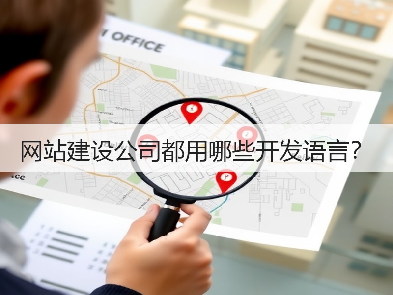 网站建设公司都用哪些开发语言？
