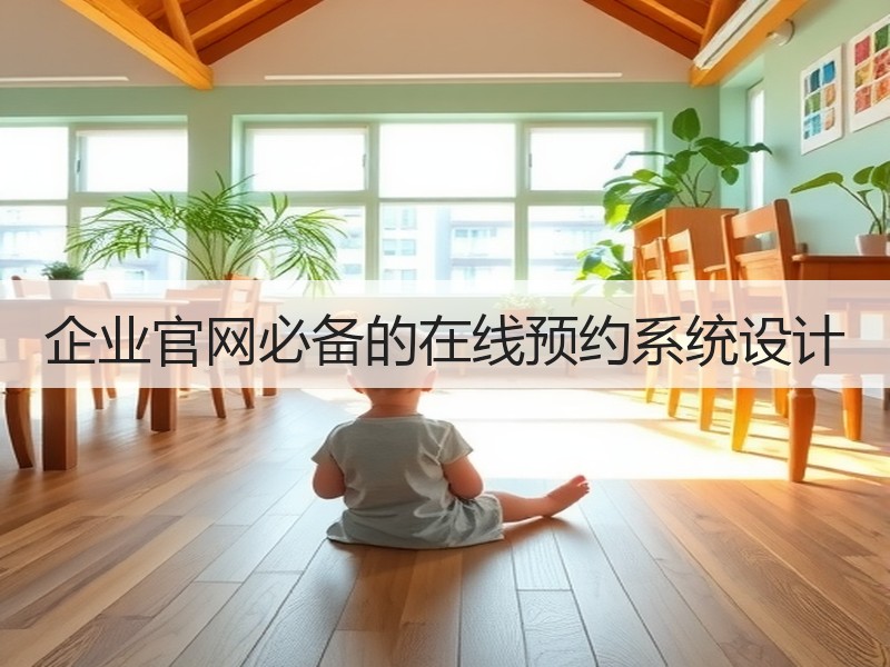 企业官网必备的在线预约系统设计
