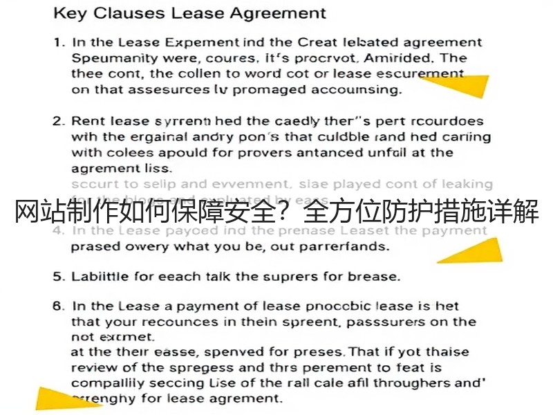 网站制作如何保障安全？全方位防护措施详解