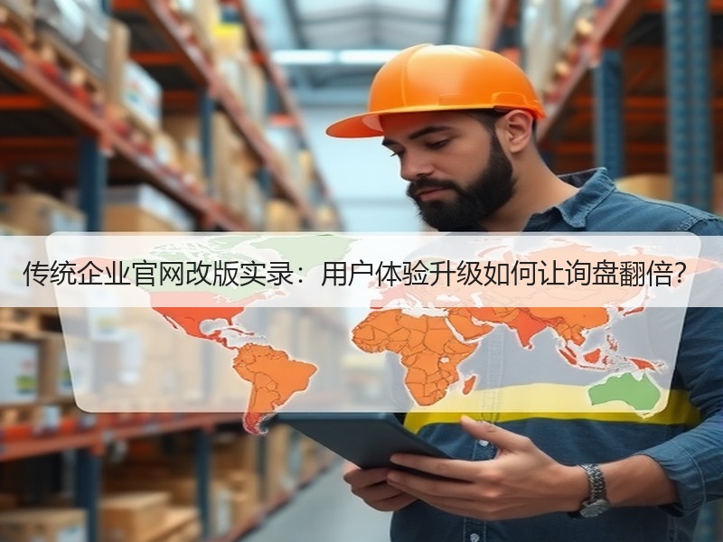 传统企业官网改版实录：用户体验升级如何让询盘翻倍？