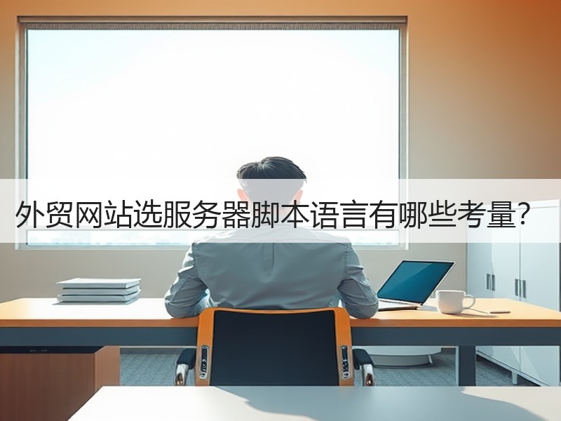 外贸网站选服务器脚本语言有哪些考量？