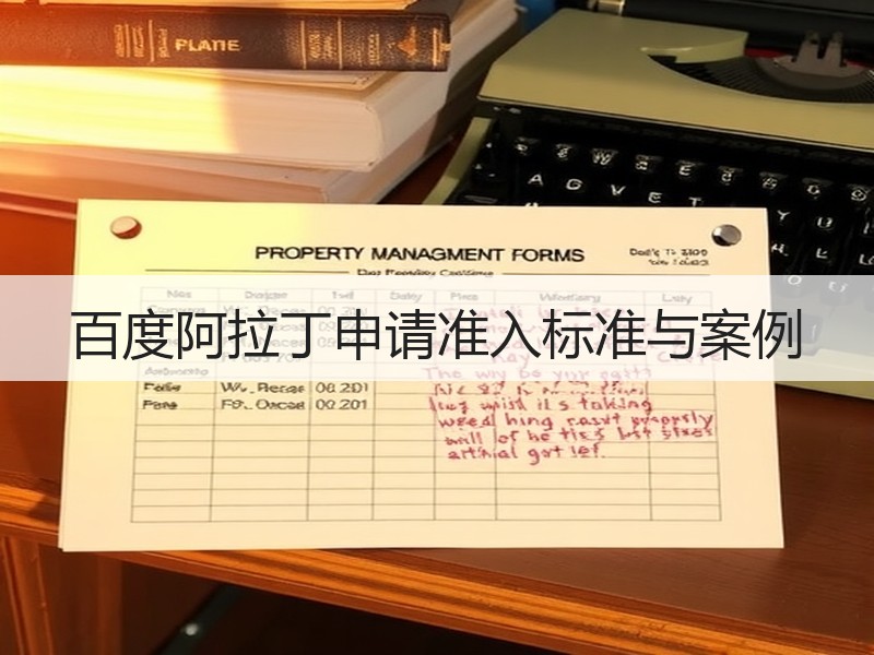 百度阿拉丁申请准入标准与案例
