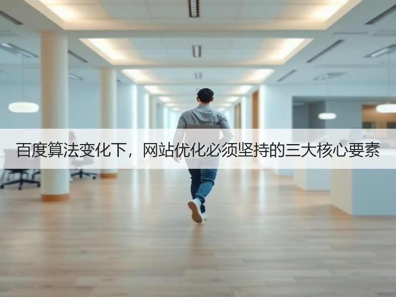 百度算法变化下，网站优化必须坚持的三大核心要素