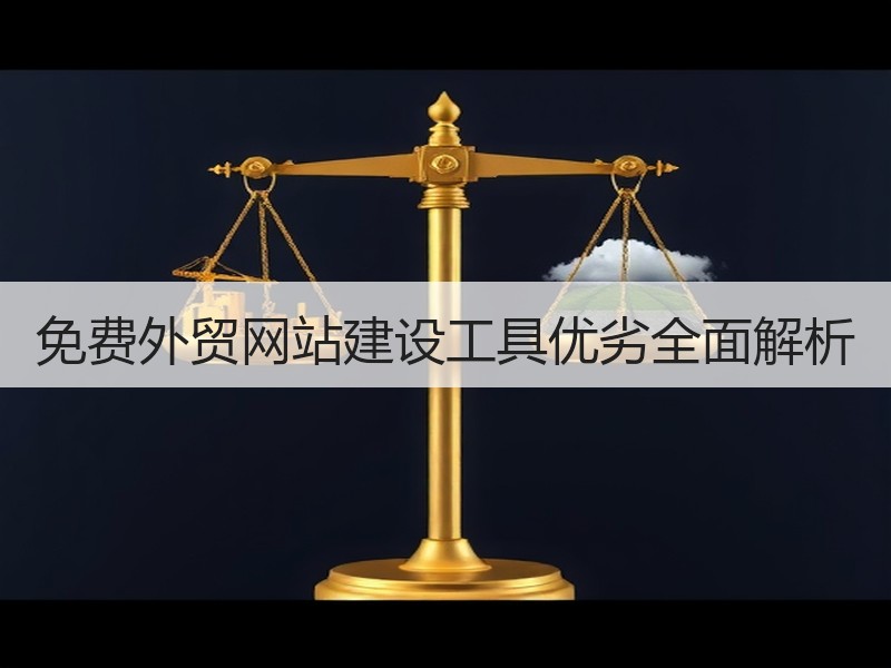 免费外贸网站建设工具优劣全面解析