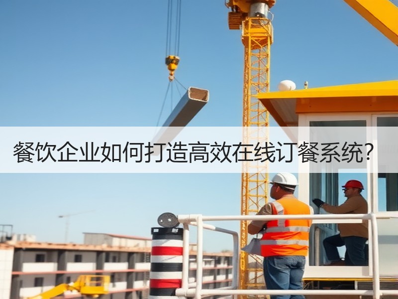 餐饮企业如何打造高效在线订餐系统？