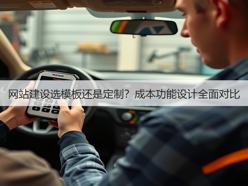 网站建设选模板还是定制？成本功能设计全面对比