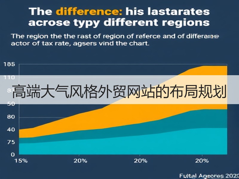 高端大气风格外贸网站的布局规划