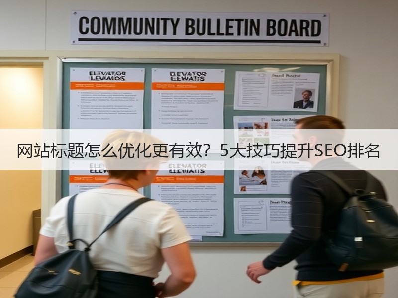网站标题怎么优化更有效？5大技巧提升SEO排名