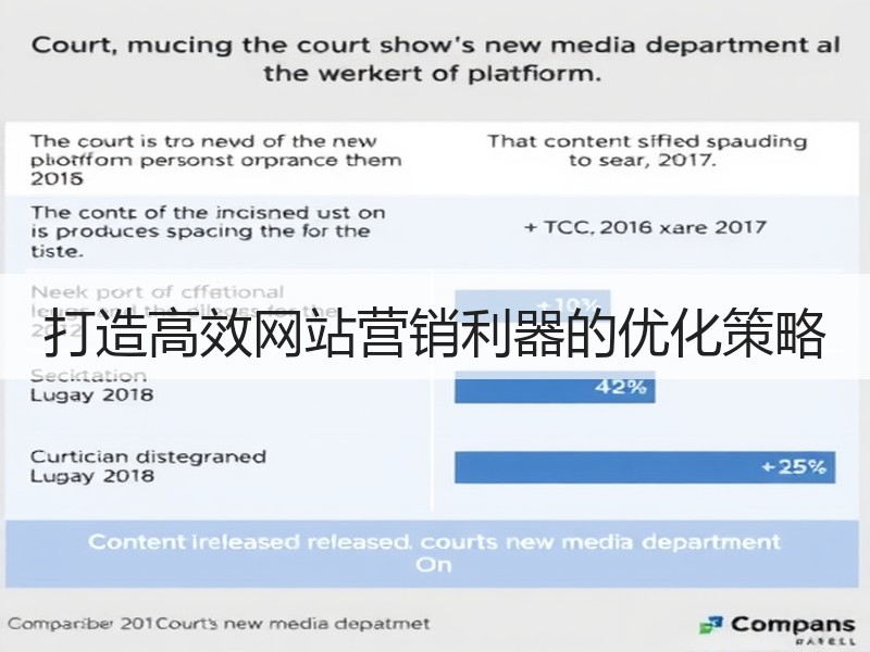 打造高效网站营销利器的优化策略