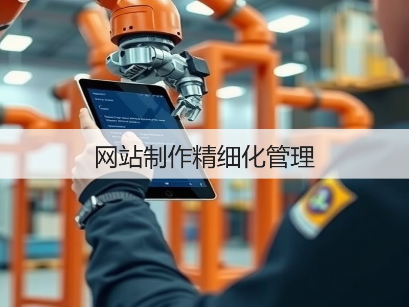 网站制作精细化管理