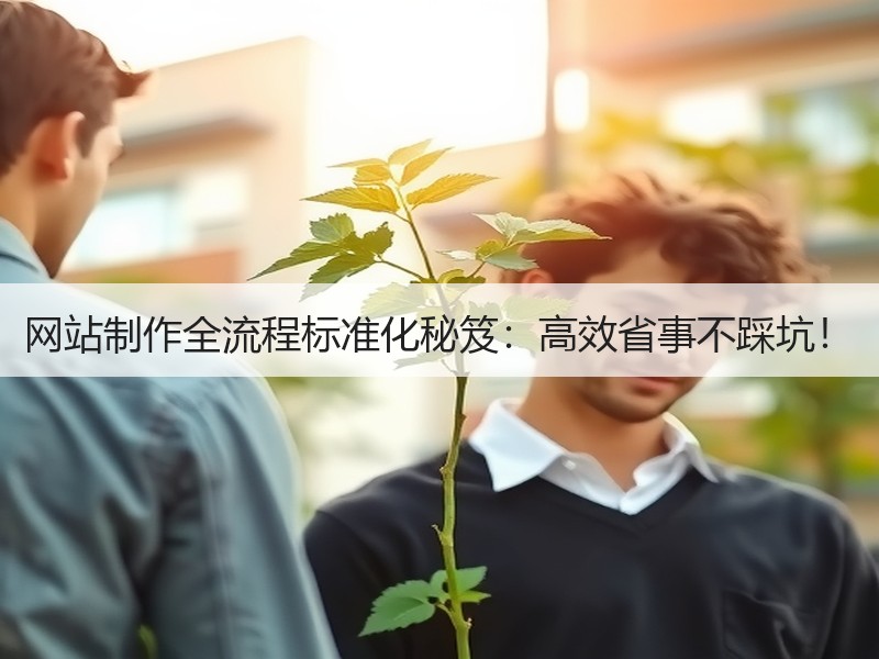 网站制作全流程标准化秘笈：高效省事不踩坑！