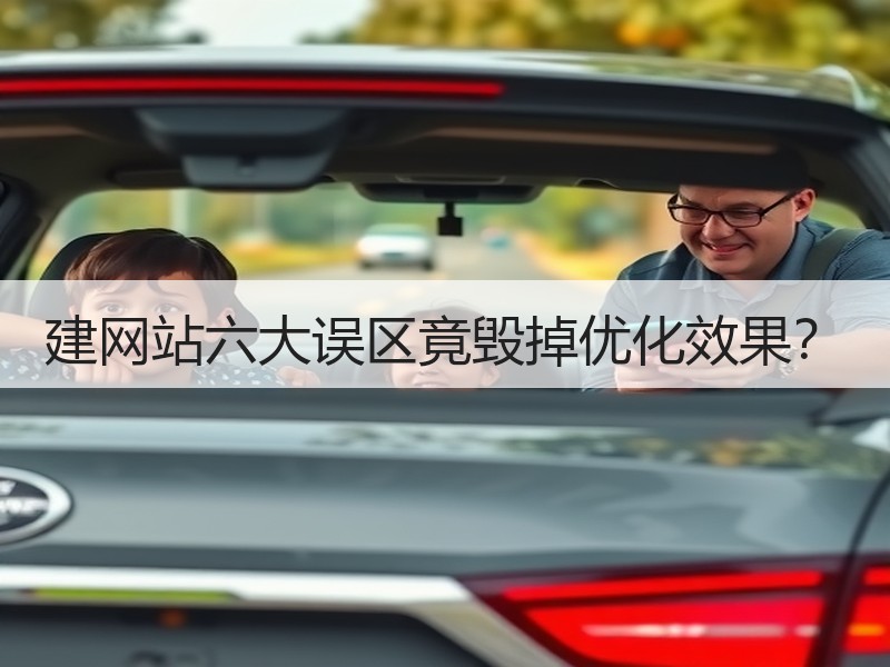 建网站六大误区竟毁掉优化效果？