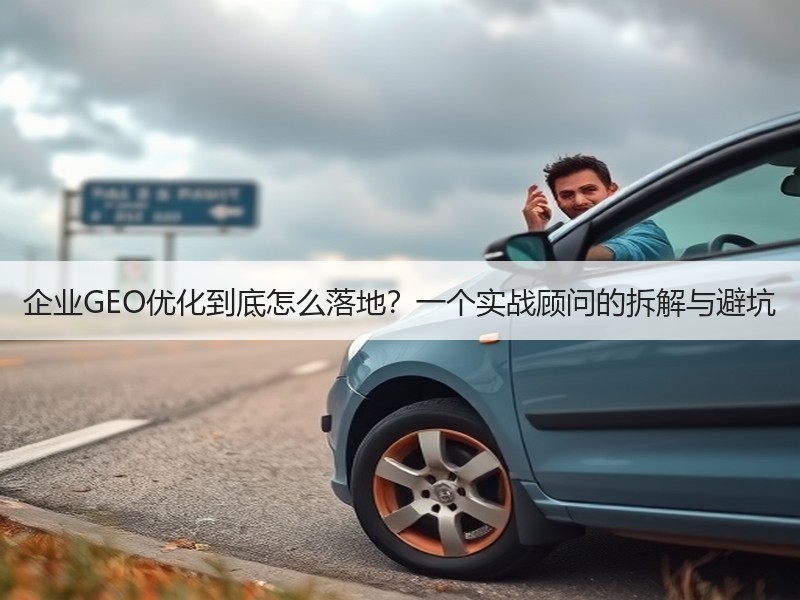 企业GEO优化到底怎么落地？一个实战顾问的拆解与避坑