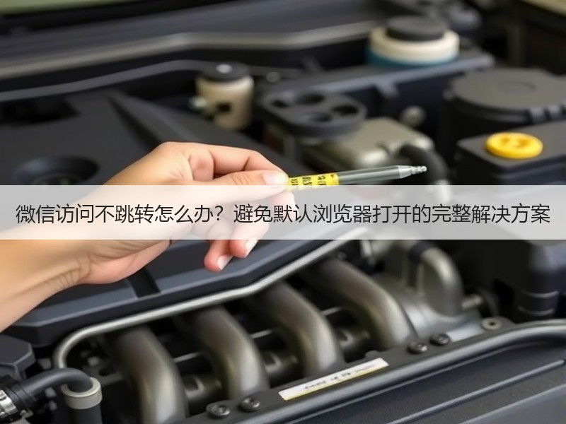 微信访问不跳转怎么办？避免默认浏览器打开的完整解决方案