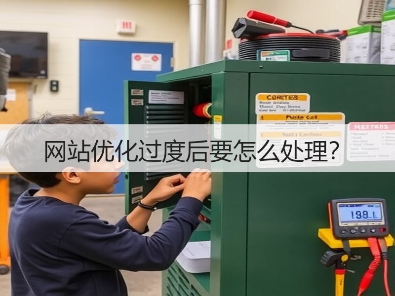 网站优化过度后要怎么处理？