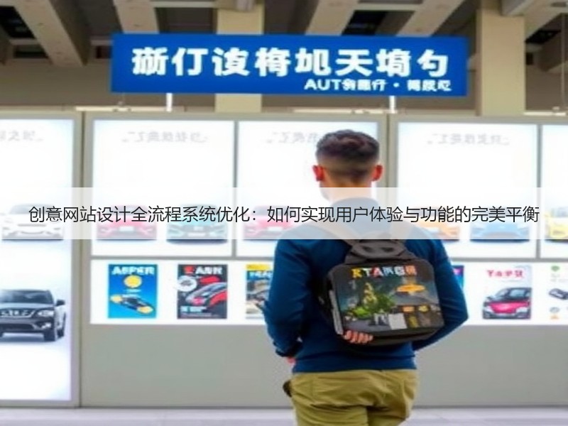 创意网站设计全流程系统优化：如何实现用户体验与功能的完美平衡