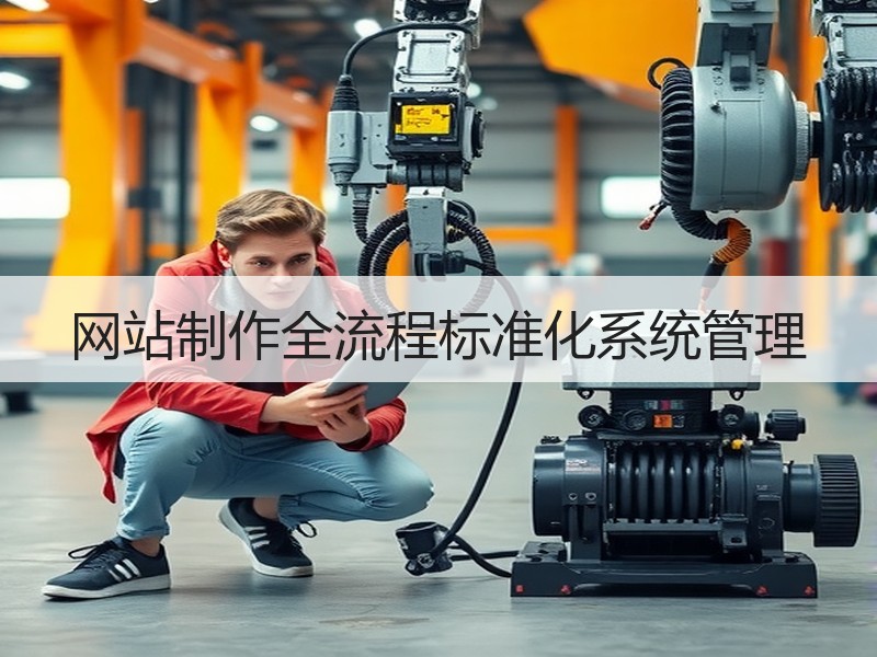 网站制作全流程标准化系统管理