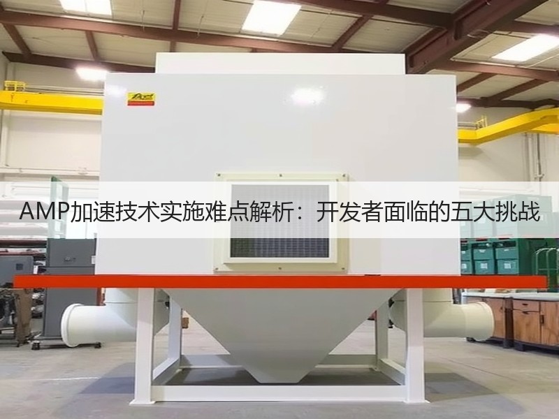 AMP加速技术实施难点解析：开发者面临的五大挑战