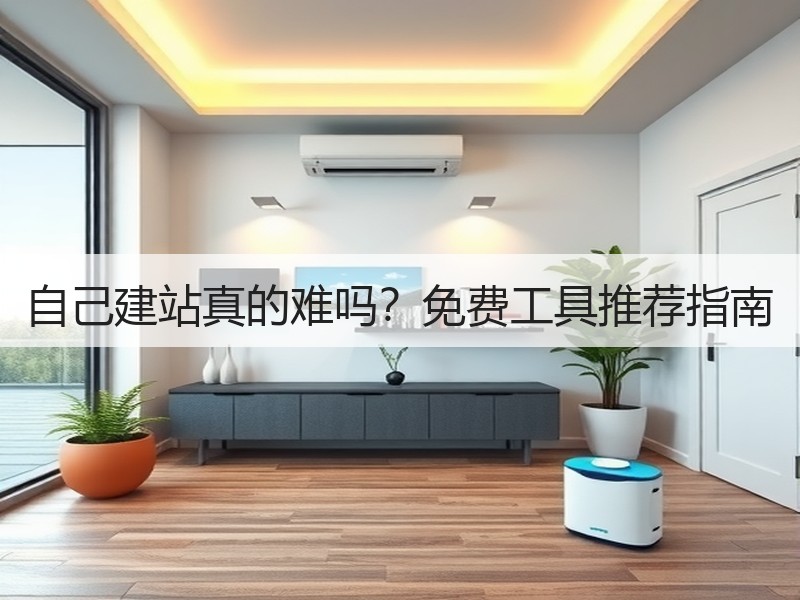 自己建站真的难吗？免费工具推荐指南
