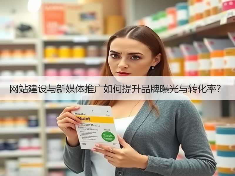 网站建设与新媒体推广如何提升品牌曝光与转化率？