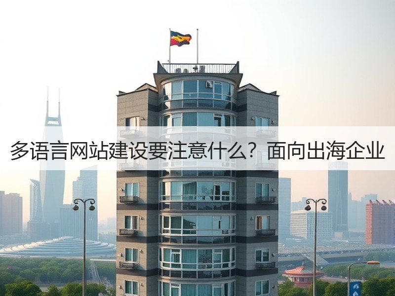 多语言网站建设要注意什么？面向出海企业