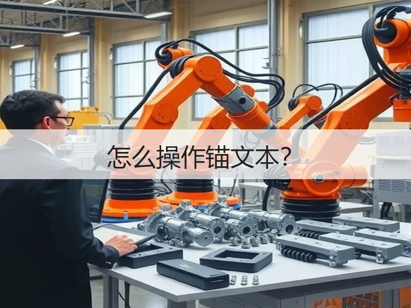 怎么操作锚文本？