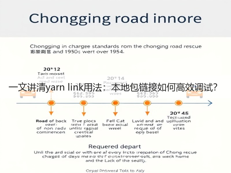 一文讲清yarn link用法：本地包链接如何高效调试？