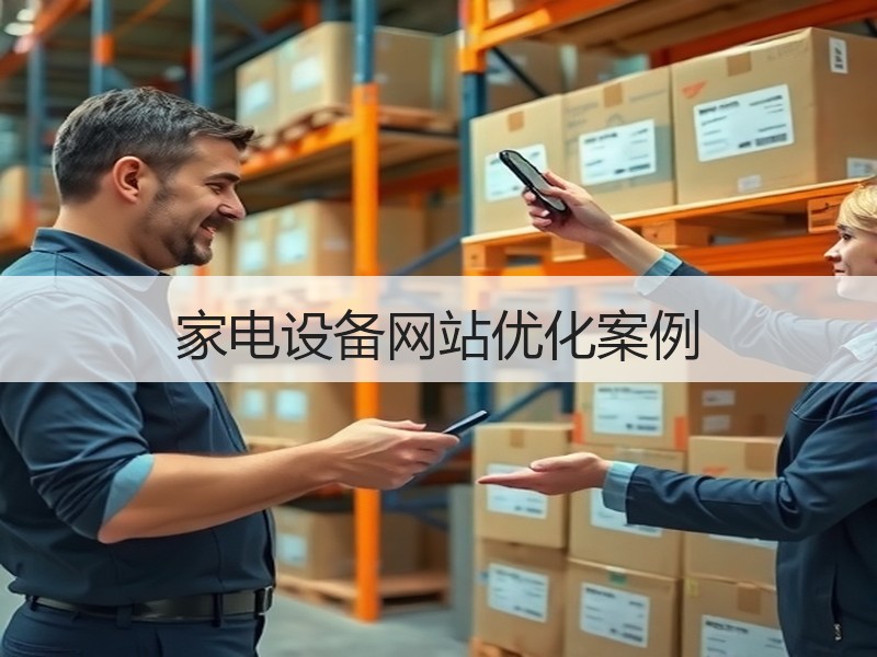 家电设备网站优化案例