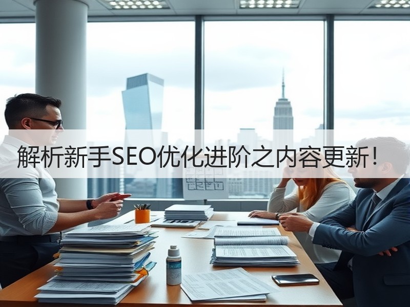 解析新手SEO优化进阶之内容更新！