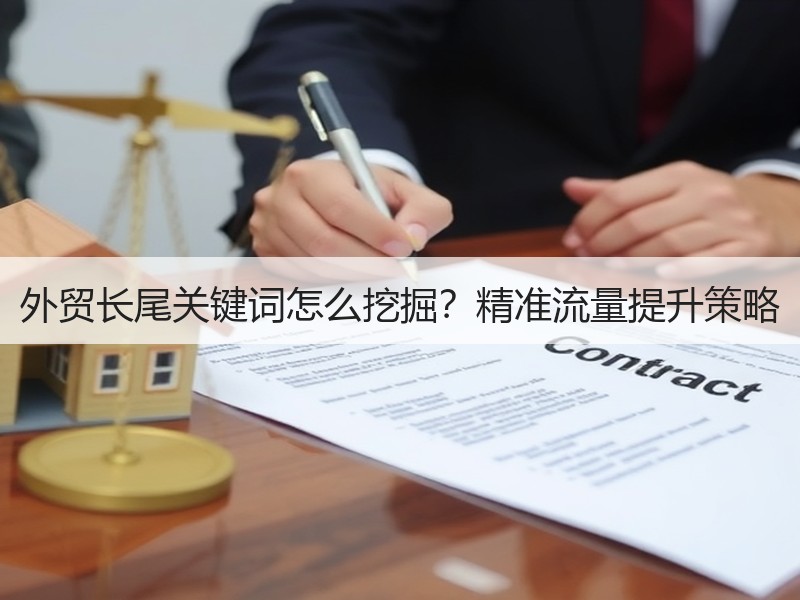 外贸长尾关键词怎么挖掘？精准流量提升策略