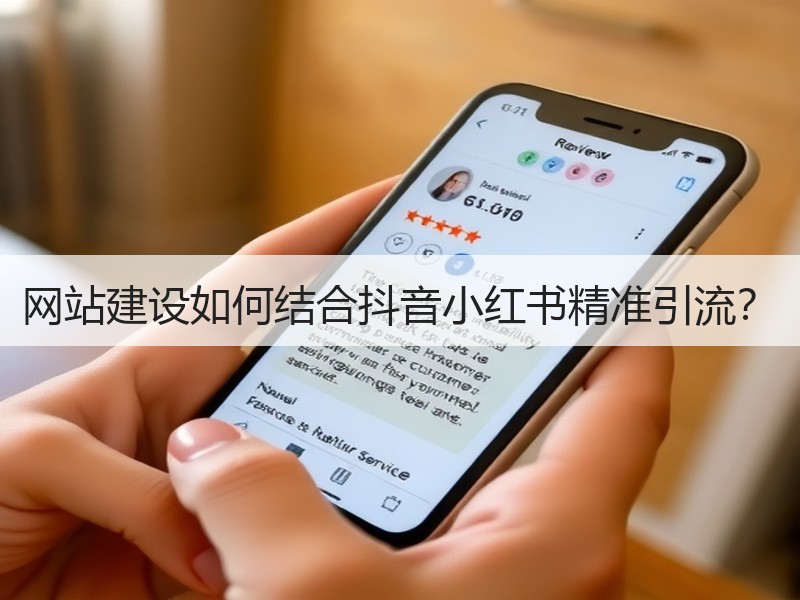 网站建设如何结合抖音小红书精准引流？
