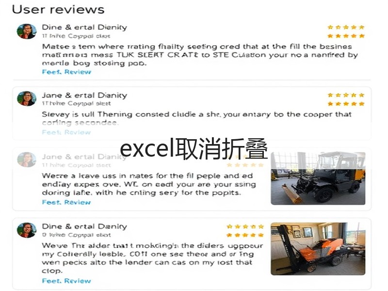 excel取消折叠
