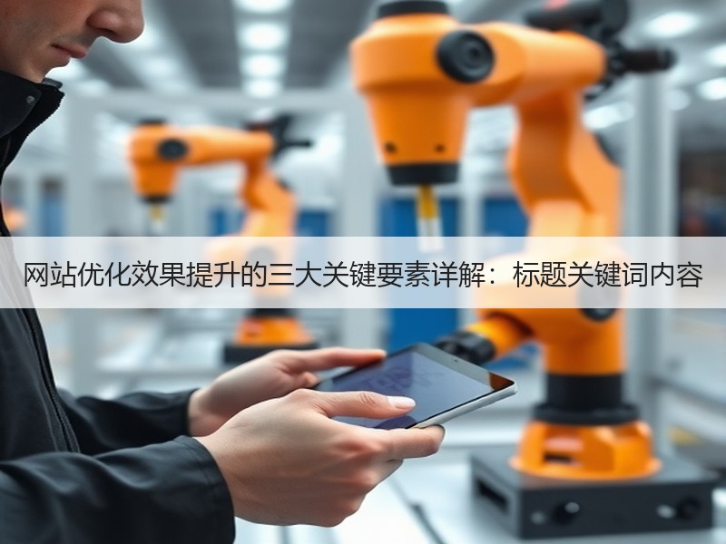 网站优化效果提升的三大关键要素详解：标题关键词内容