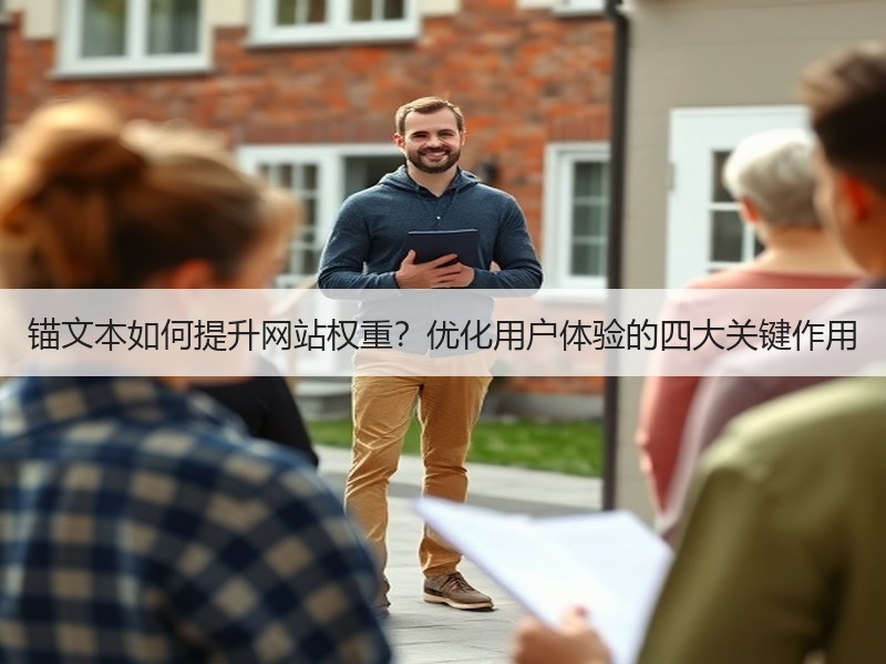 锚文本如何提升网站权重？优化用户体验的四大关键作用