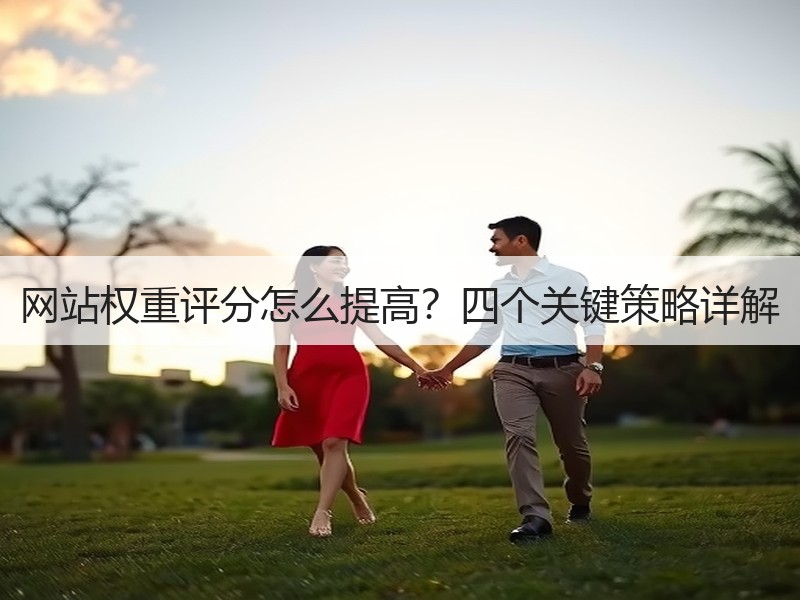 网站权重评分怎么提高？四个关键策略详解