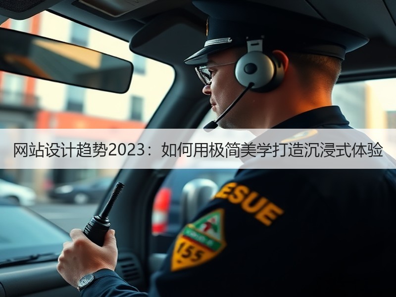 网站设计趋势2023：如何用极简美学打造沉浸式体验